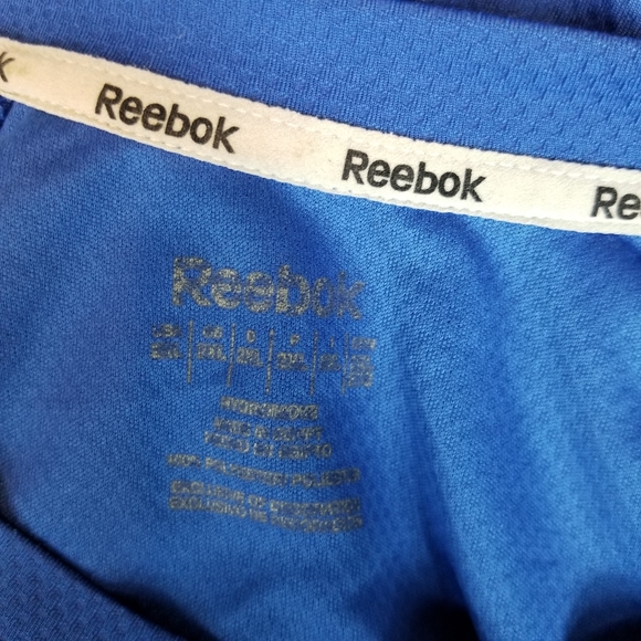 Reebok Mens Compression Shirt Sz 2XL Blue Stretch - Picture 9 of 9